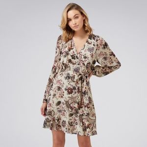 EverNew wrap mini dress